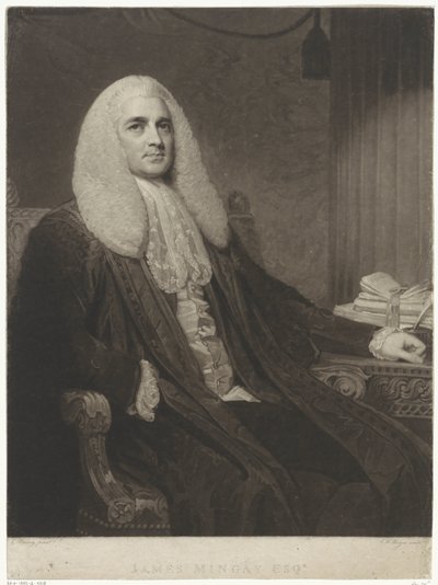 Portrait of James Mingay by Charles Howard Hodges