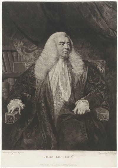 Portrait of John Lee by Charles Howard Hodges