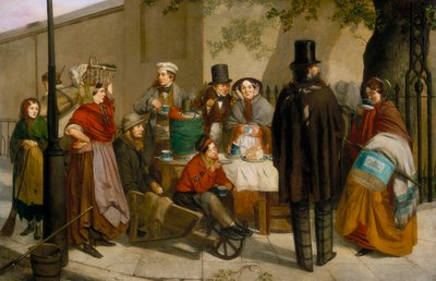 A Coffee Stall, 1881 by Charles Hunt