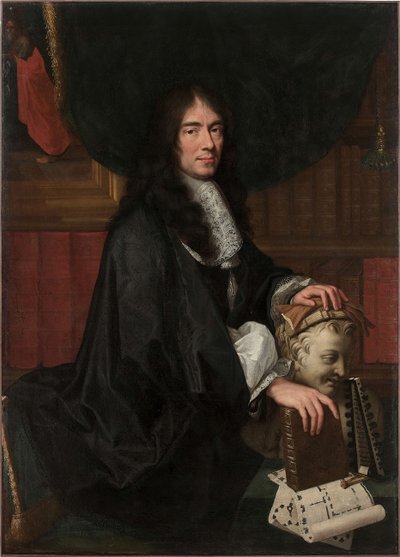 Portrait of Charles Perrault by Charles Le Brun