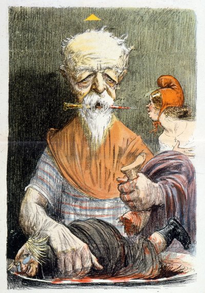 Caricature Depicting Henri Brisson by Charles Leandre