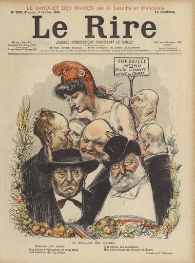 Illustration for Le Rire by Charles Leandre