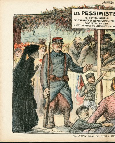 La Baionnette, Satirical in Colors by Charles Leandre