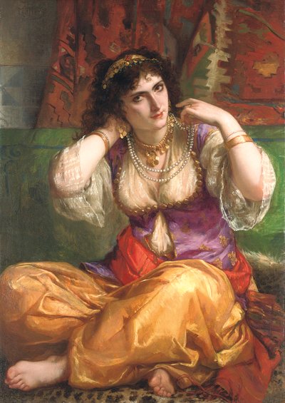 The Odalisque by Charles Louis Lucien Muller