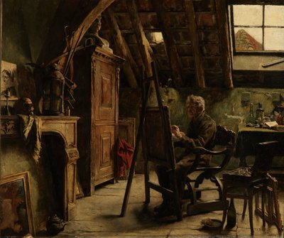 Workshop of a Painter by Charles Mertens