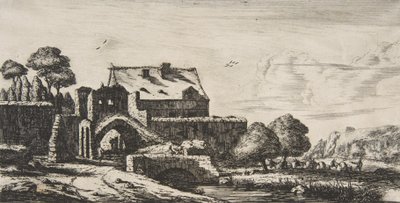 A Water-mill near Saint-Denis by Charles Meryon