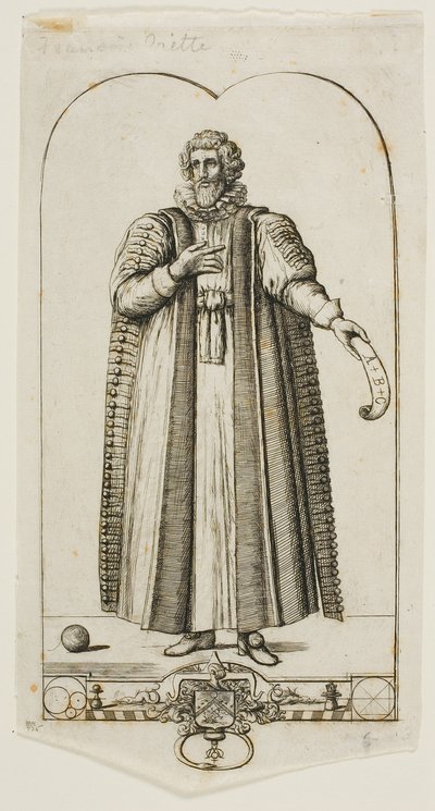Portrait of François Viète by Charles Meryon
