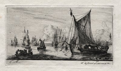 South Sea Fishers by Charles Meryon