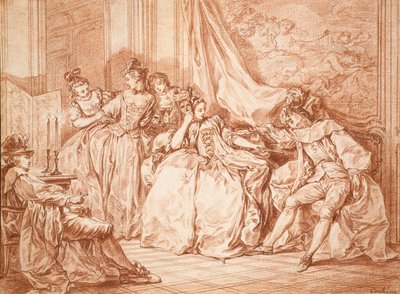 Party of Revellers by Charles Nicolas Cochin