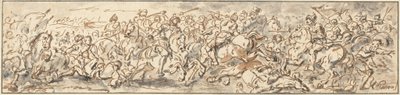 Cavalry Battle by Charles Parrocel