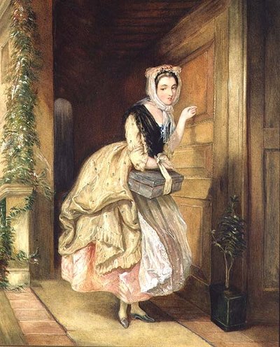 Knocking at the Door by Charles Robert Leslie