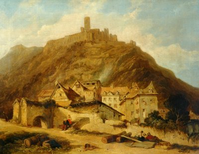 St Goar on the Rhine by Charles Tomkins