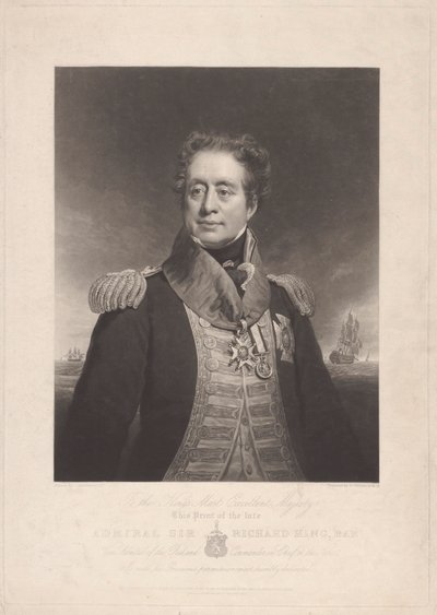 Admiral Sir Richard King by Charles Turner