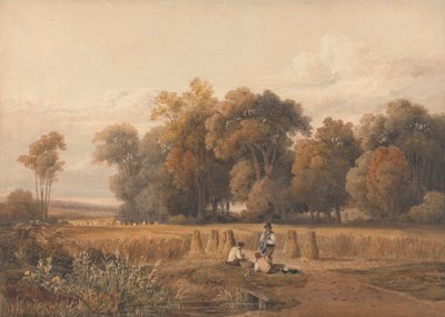 Harvesting - The Noontide Rest by Charles Vincent Barber