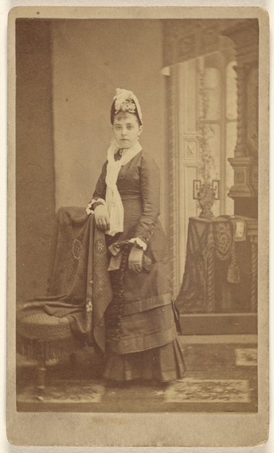 Unidentified Young Woman, Standing by Charles Waldack
