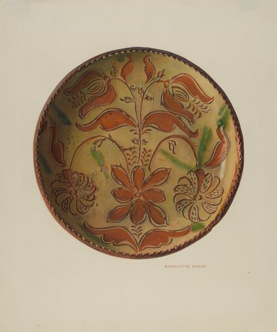 Plate by Charlotte Angus