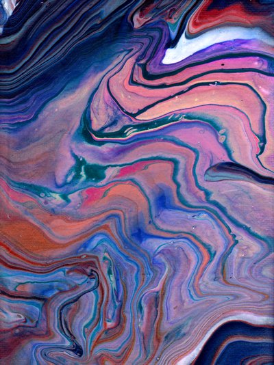 Acrylic Pouring, 2020 by Charlotte Orr