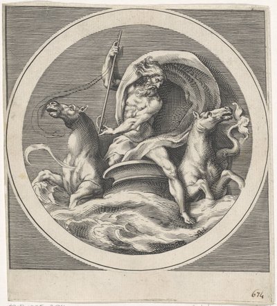 Neptune (series title: Gods and Goddesses) by Cherubino Alberti (possibly)