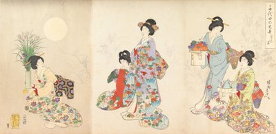 Chiyoda Castle Album of Women by Chikanobu Yoshu