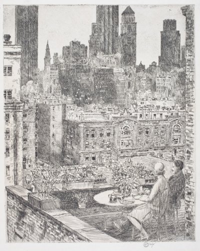 New York Spring by Childe Frederick Hassam