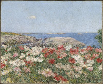 Poppies on the Isles of Shoals by Childe Frederick Hassam