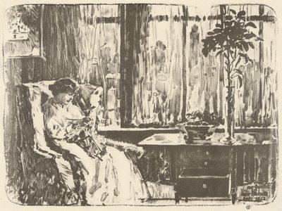 Broad Curtain by Childe Hassam