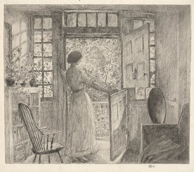 Dutch Door by Childe Hassam