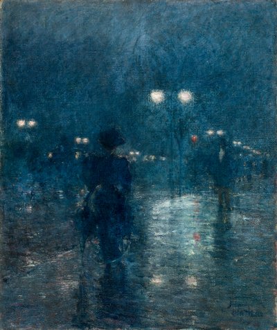 Fifth Avenue Nocturne by Childe Hassam