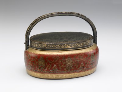 Lacquered hand warmer, late 18th-19th century by Chinese School