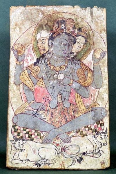 Shiva from Dandan-Uiliq, Khotan, c.500-527 BC by Chinese School