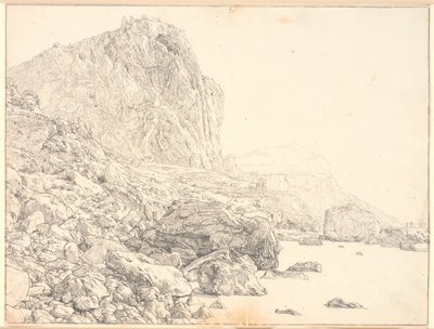 View of Marina Piccola on Capri by Christen Købke