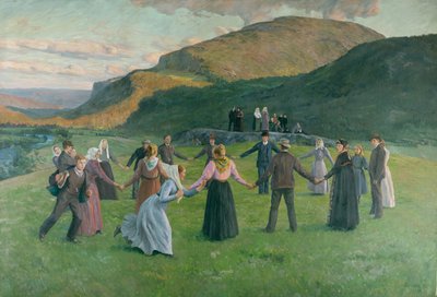 Youth Party in Eggedal by Christian Eriksen Skredsvig
