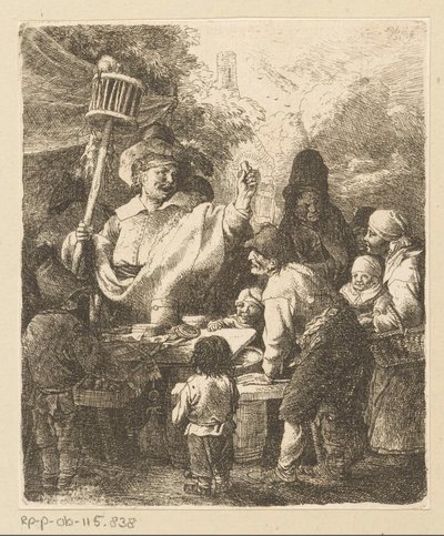 Rat Poison Seller by Christian Wilhelm Ernst Dietrich