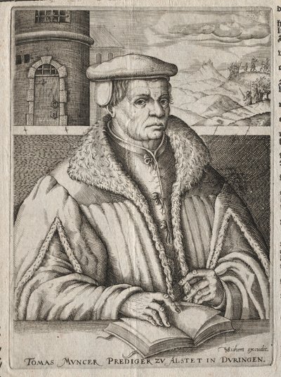 Portrait of Thomas Münzer, 1609 by Christoffel van Sichem