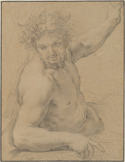 Faun Reclining by Ciro Ferri