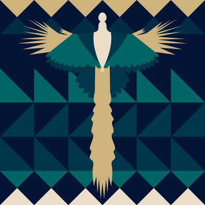 Aztec Peacock by Claire Huntley