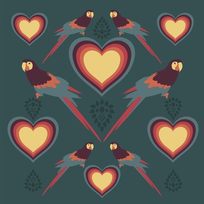Parrot Love by Claire Huntley