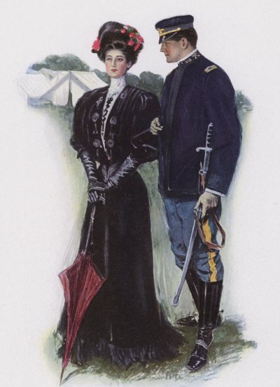 Lady and a Soldier by Clarence F. Underwood