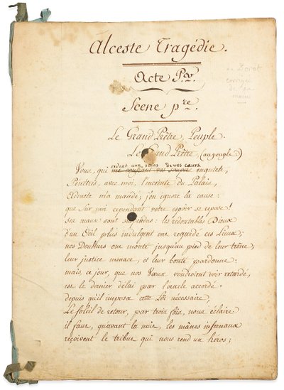 Manuscript of 