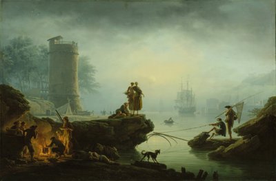 Morning, 1760 by Claude Joseph Vernet