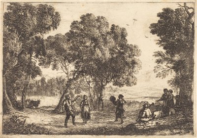 Dance Under the Trees by Claude Lorrain