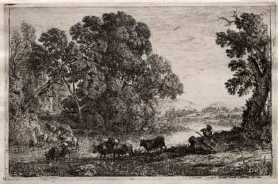 The Cowherd by Claude Lorrain