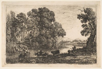 The Cowherd by Claude Lorrain