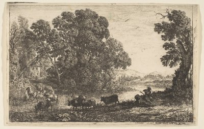 The Cowherd, 1636 by Claude Lorrain