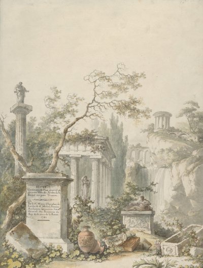 Design for a Frontispiece by Claude Louis Chatelet