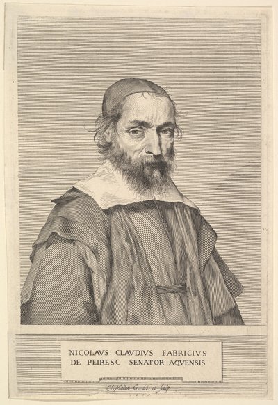 Nicolas-Claude Fabri de Peiresc by Claude Mellan