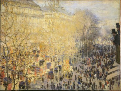 Boulevard des Capucines in Paris by Claude Monet