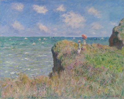 Cliff Walk at Pourville, 1882 by Claude Monet