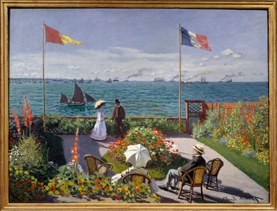 Garden at Sainte Adresse by Claude Monet