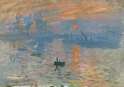 Impression, Sunrise, 1872 by Claude Monet